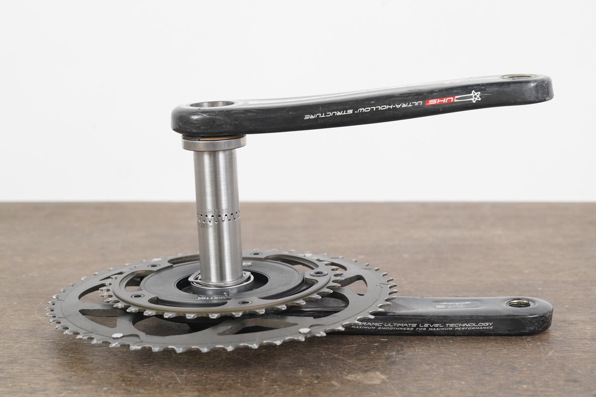 172.5mm 50/34T Campagnolo 11 Speed SRM Power Carbon Crankset *Needs Service*
