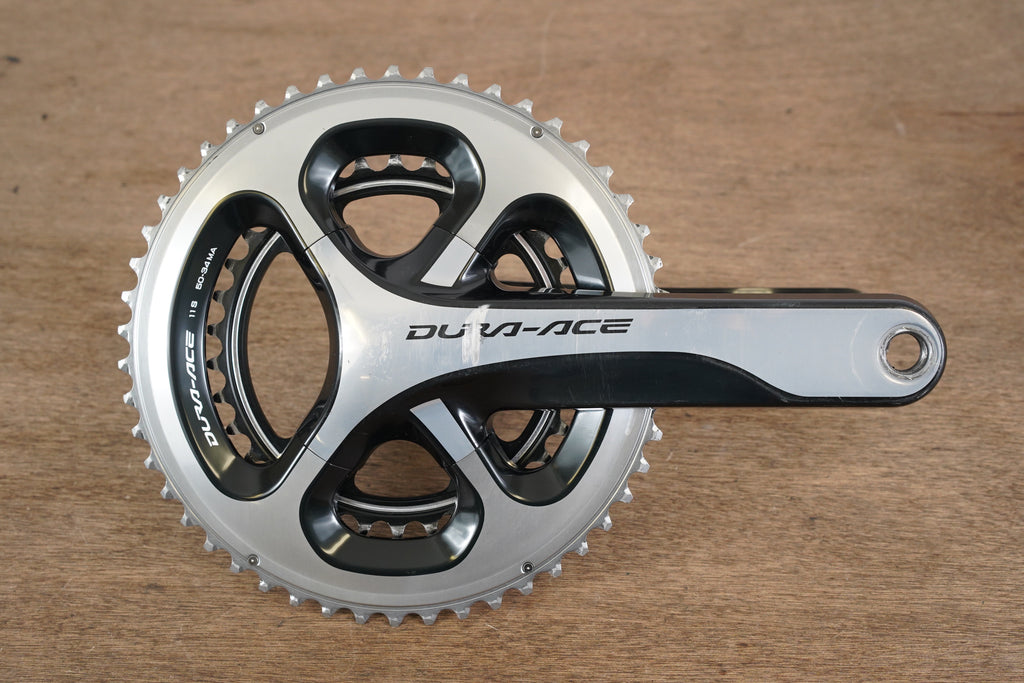 180mm 50/34T Shimano Dura-Ace FC-9000 11 Speed Road Crankset