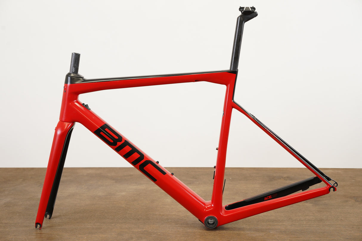 54cm BMC TeamMachine SLR01 Carbon Rim Brake Frameset SLR 01 *Repaired*