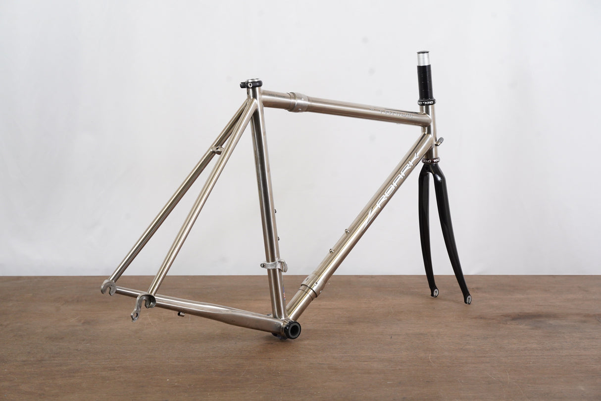 54cm Roark Titanium Coupler Travel Chris King Rim Brake Road Frameset