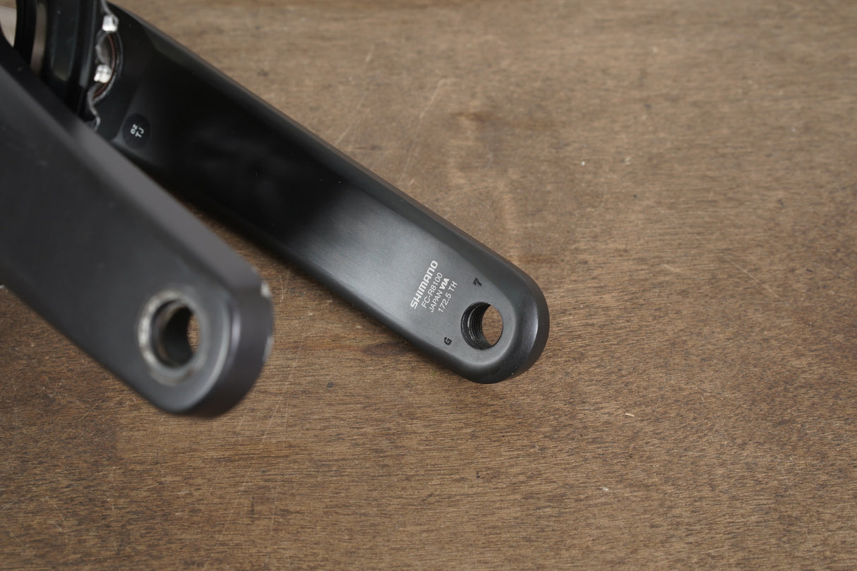 172.5mm 52/36T Shimano Ultegra FC-R8100 12 Speed Crankset 8100