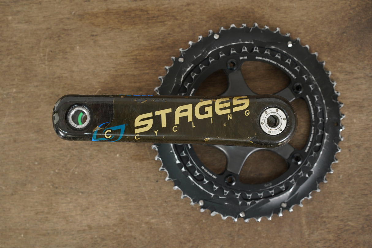 172.5mm 53/39T BB30 SRAM Red 22 Stages Power Meter Carbon Crankset