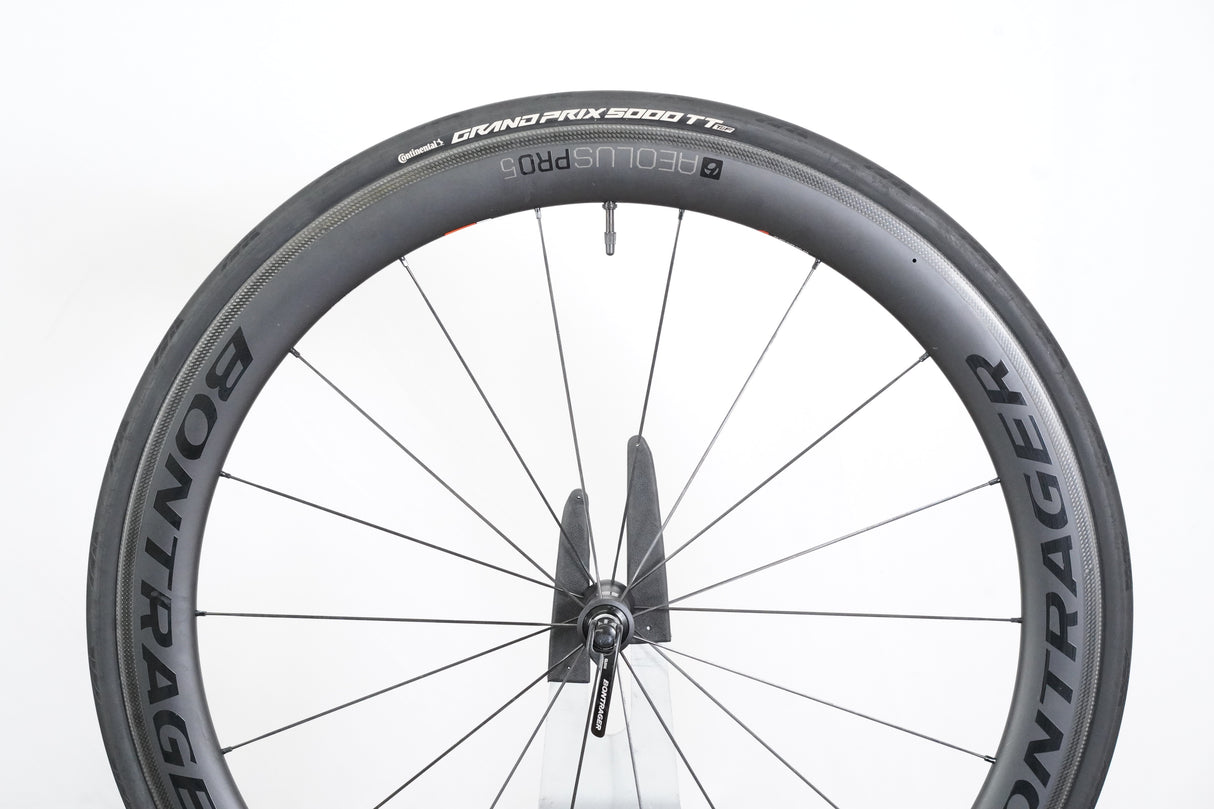 Bontrager Aeolus Pro 5 TLR Carbon Tubeless Clincher Rim Brake Wheelset 11 Speed