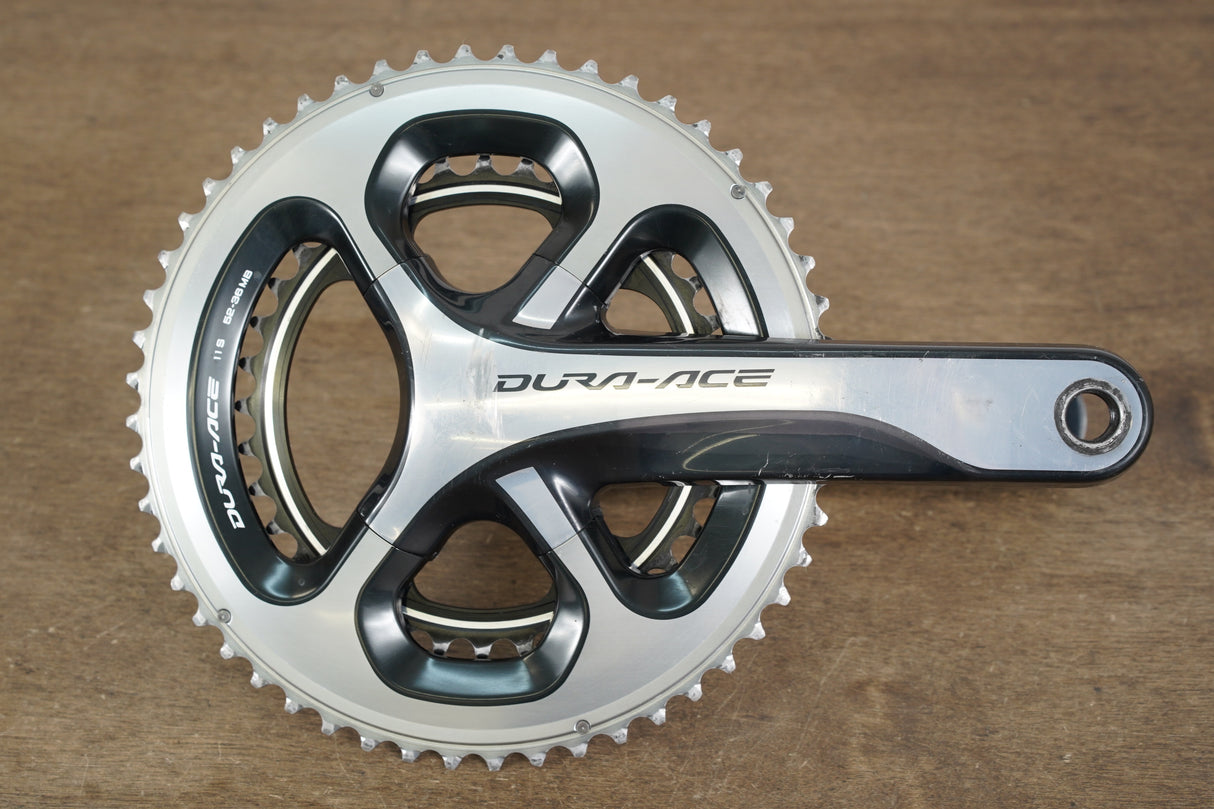 172.5mm 52/36T Shimano Dura-Ace FC-9000 11 Speed Crankset