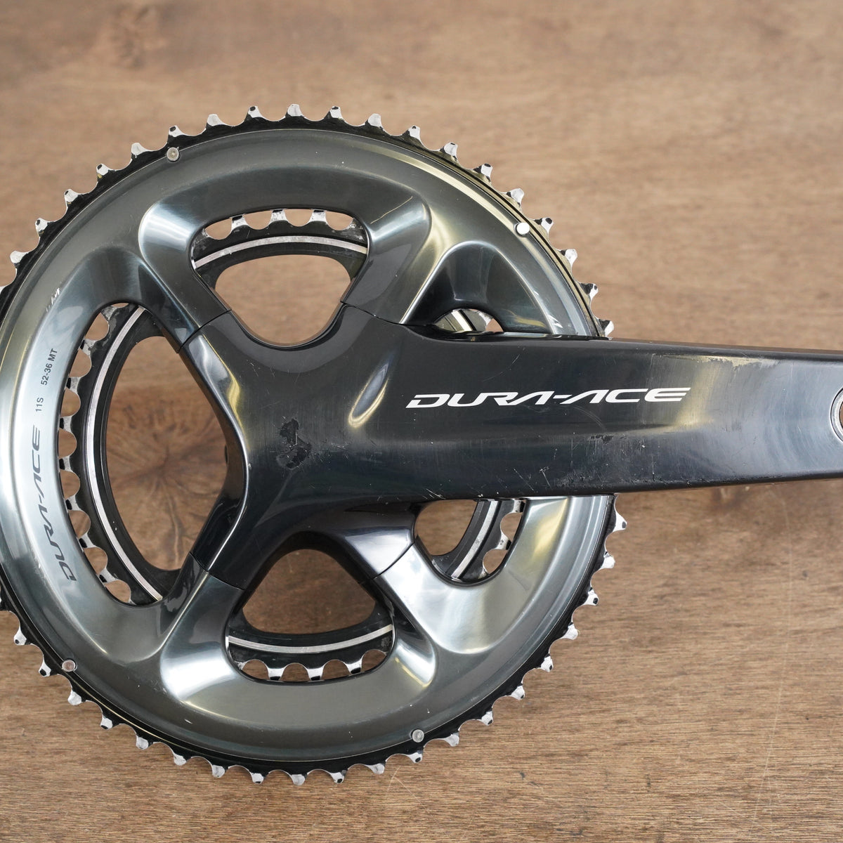 172.5mm 52/36T Shimano Dura-Ace FC-R9100 11 Speed Crankset 9100 ...