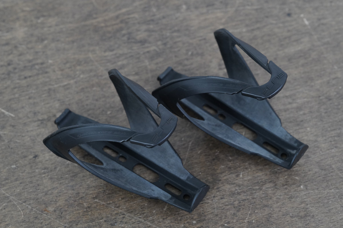 (2) Elite Custom Race Skin Water Bottle Cages 82g