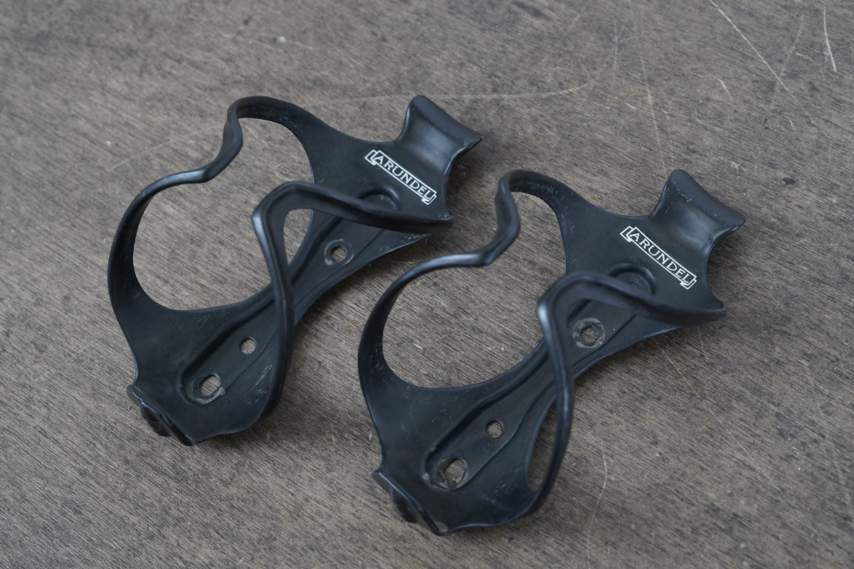 (2) Arundel Mandible Carbon Water Bottle Cages 53g