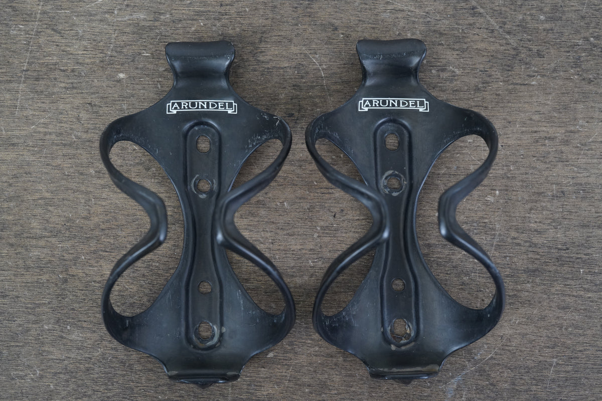 (2) Arundel Mandible Carbon Water Bottle Cages 53g