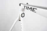 M (56cm) Time Alpe d'Huez 21 Carbon Rim Brake Road Frameset + Stem