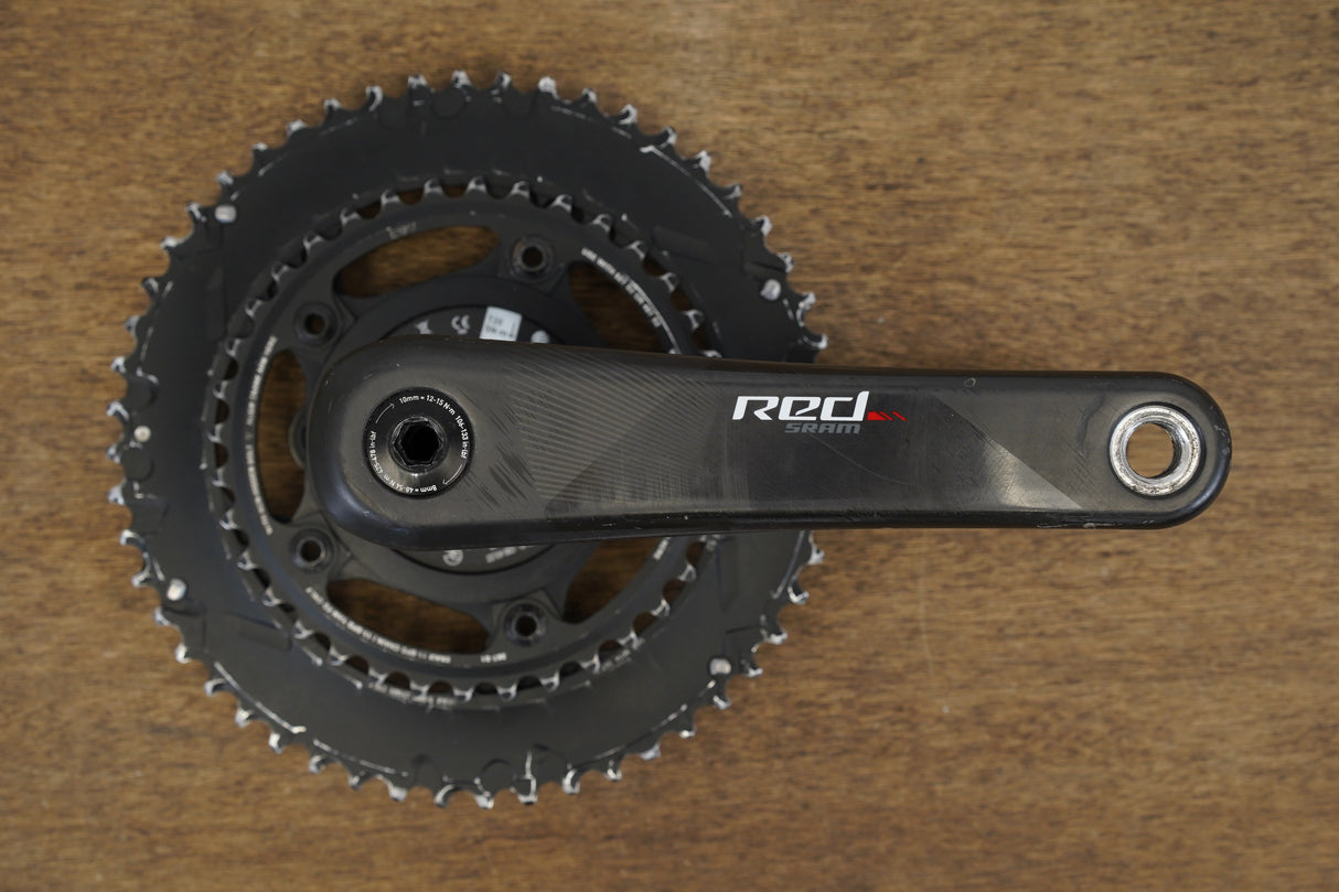 172.5mm 52/36T GXP SRAM Red 22 Quarq DZero Power Meter Crankset