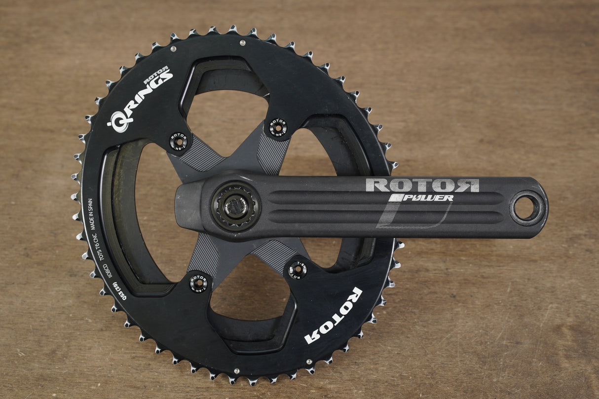 175mm 53/44T BB30 Rotor INpower QRings Power Meter Road Crankset