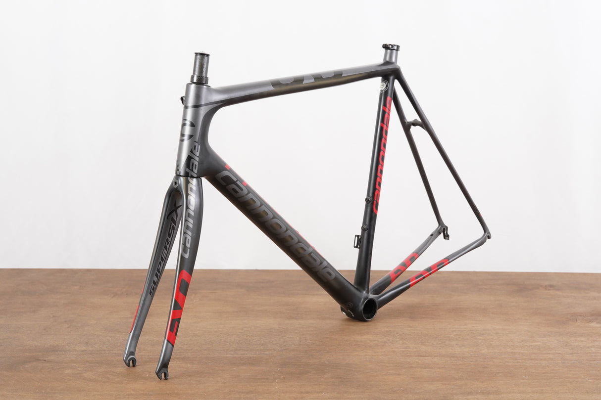 58cm Cannondale SuperSix EVO Carbon Rim Brake Road Frameset