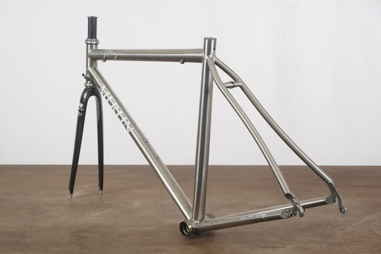 55.5cm Merlin Magia Reynolds Titanium Rim Brake Frameset