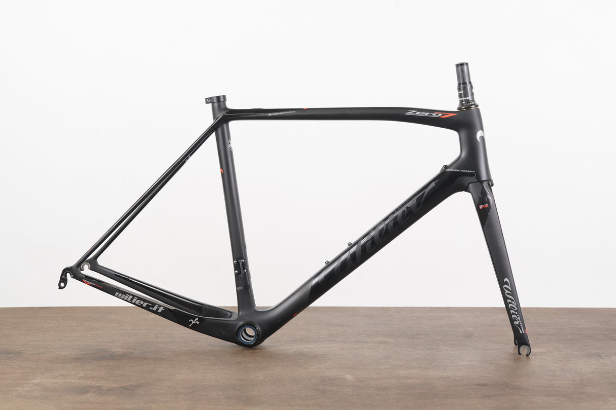 L (Large) Wilier Triestina Zero 7 Carbon Rim Brake Road Frameset Zero.7