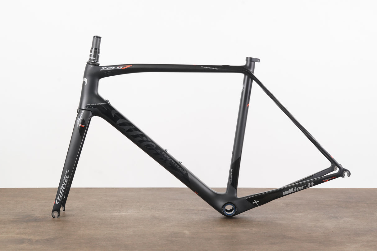L (Large) Wilier Triestina Zero 7 Carbon Rim Brake Road Frameset Zero.7