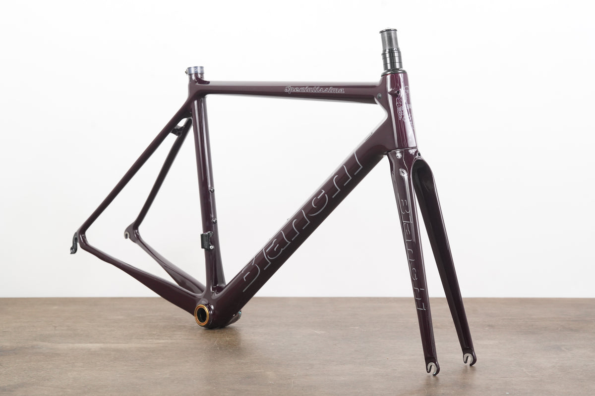 53cm Bianchi Specialissima Carbon Rim Brake Road Frameset *Custom Paint*