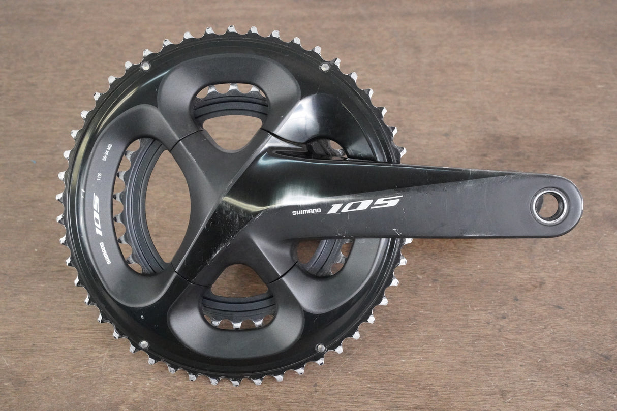 172.5mm 50/34T Shimano 105 FC-R7000 11 Speed Road Crankset 7000