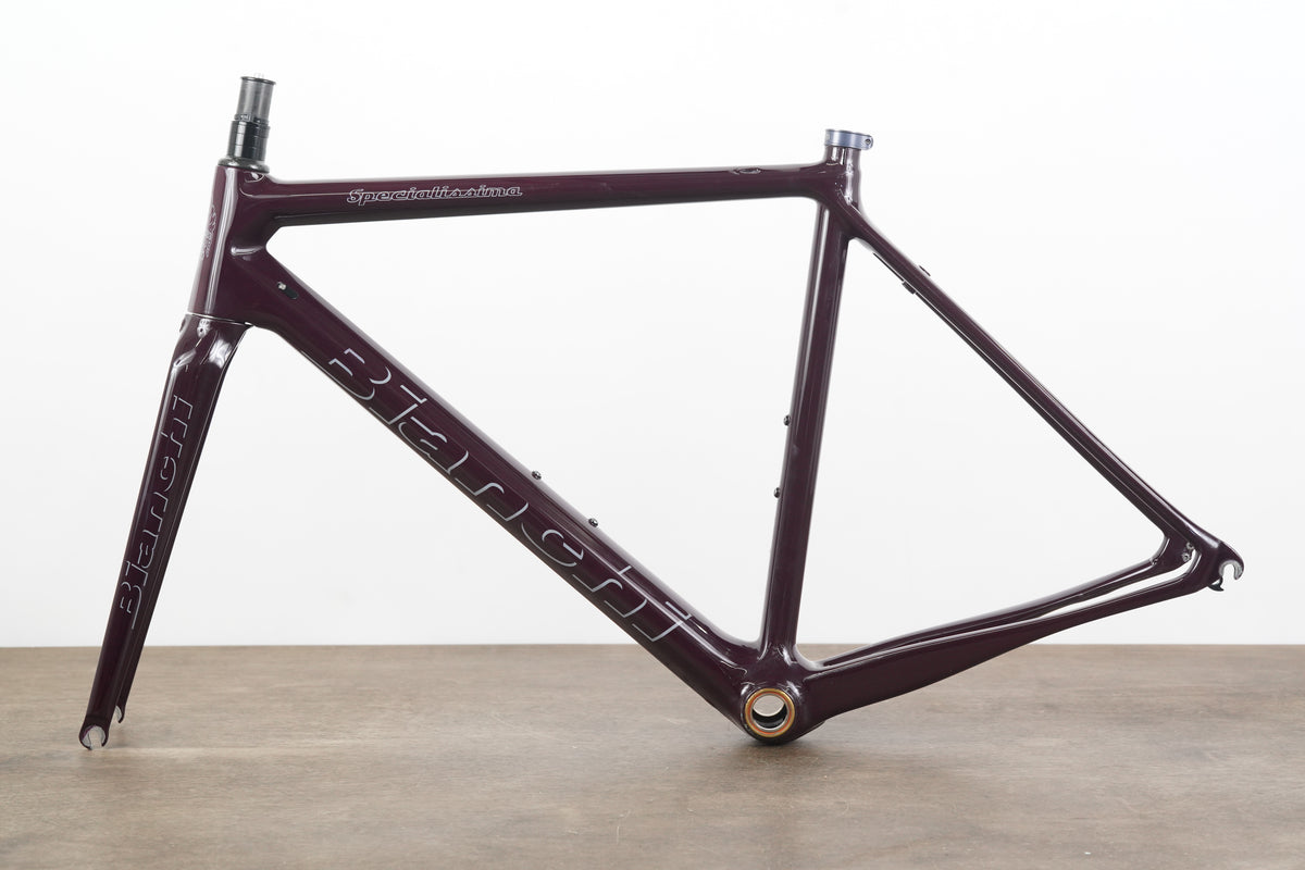 53cm Bianchi Specialissima Carbon Rim Brake Road Frameset *Custom Paint*