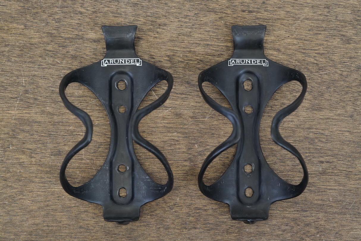 (2) Arundel Mandible Carbon Water Bottle Cages 50g