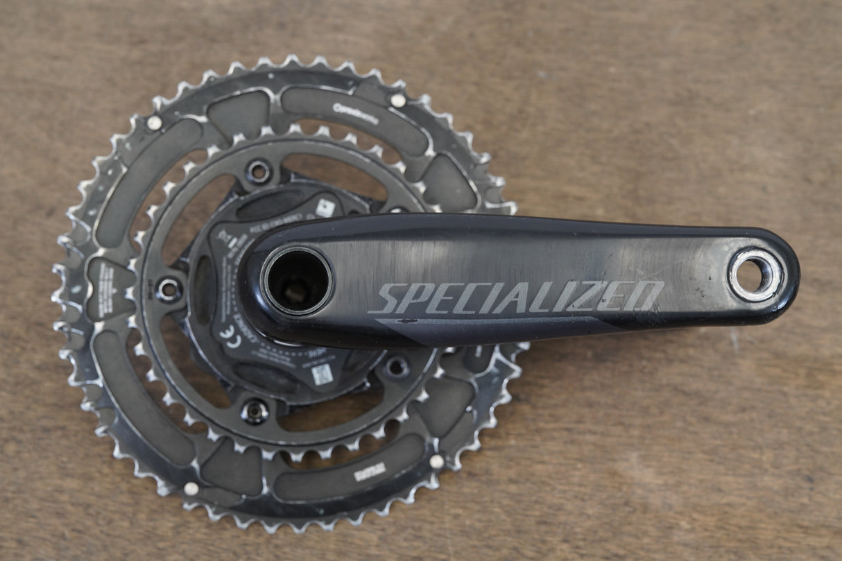 172.5mm 52/36T BB30 Specialized Quarq Power Meter Carbon Crankset