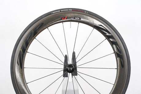 FRONT Zipp 404 Firecrest 77/177 Clincher Carbon Rim Brake Wheel