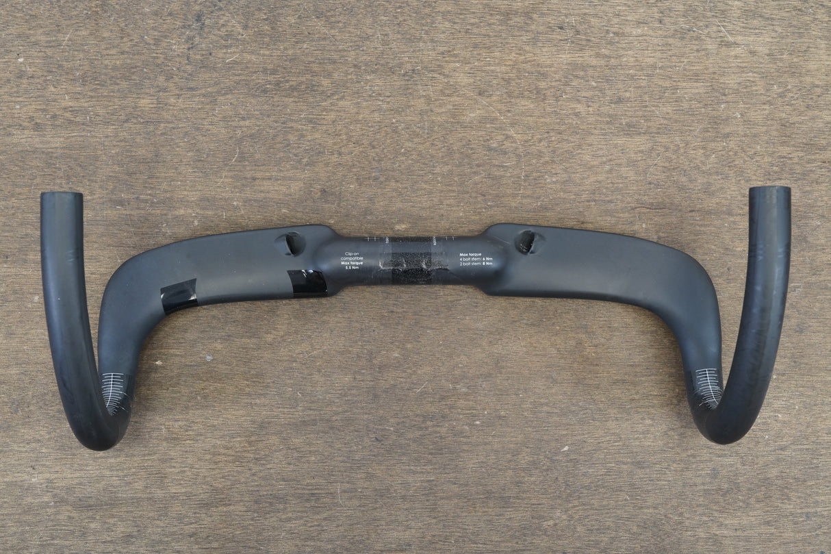 40cm 3T Aeronova Team Stealth Carbon Compact Road Handlebar 31.8mm