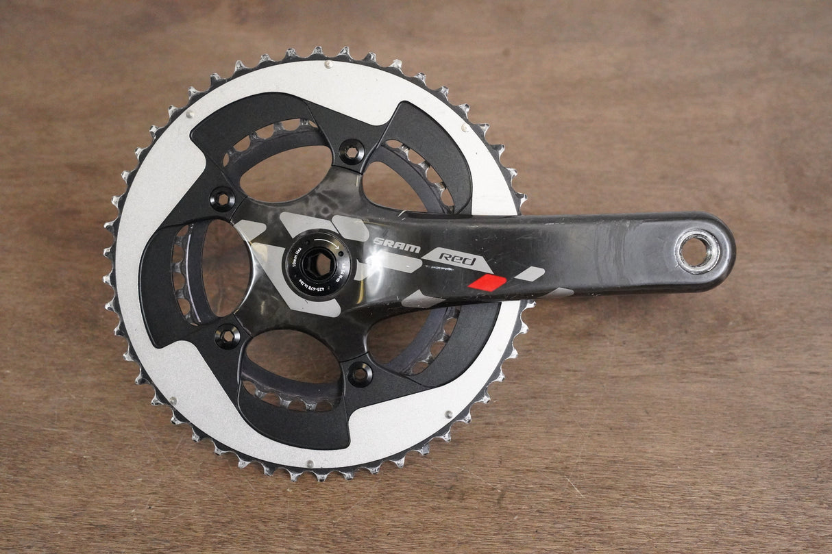 172.5mm 50/34T BB30 SRAM Red Carbon Road Crankset