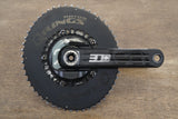 172.5mm 53/36T BB30 Rotor 3D Power2Max Power Meter QRings Road Crankset 3D 813g