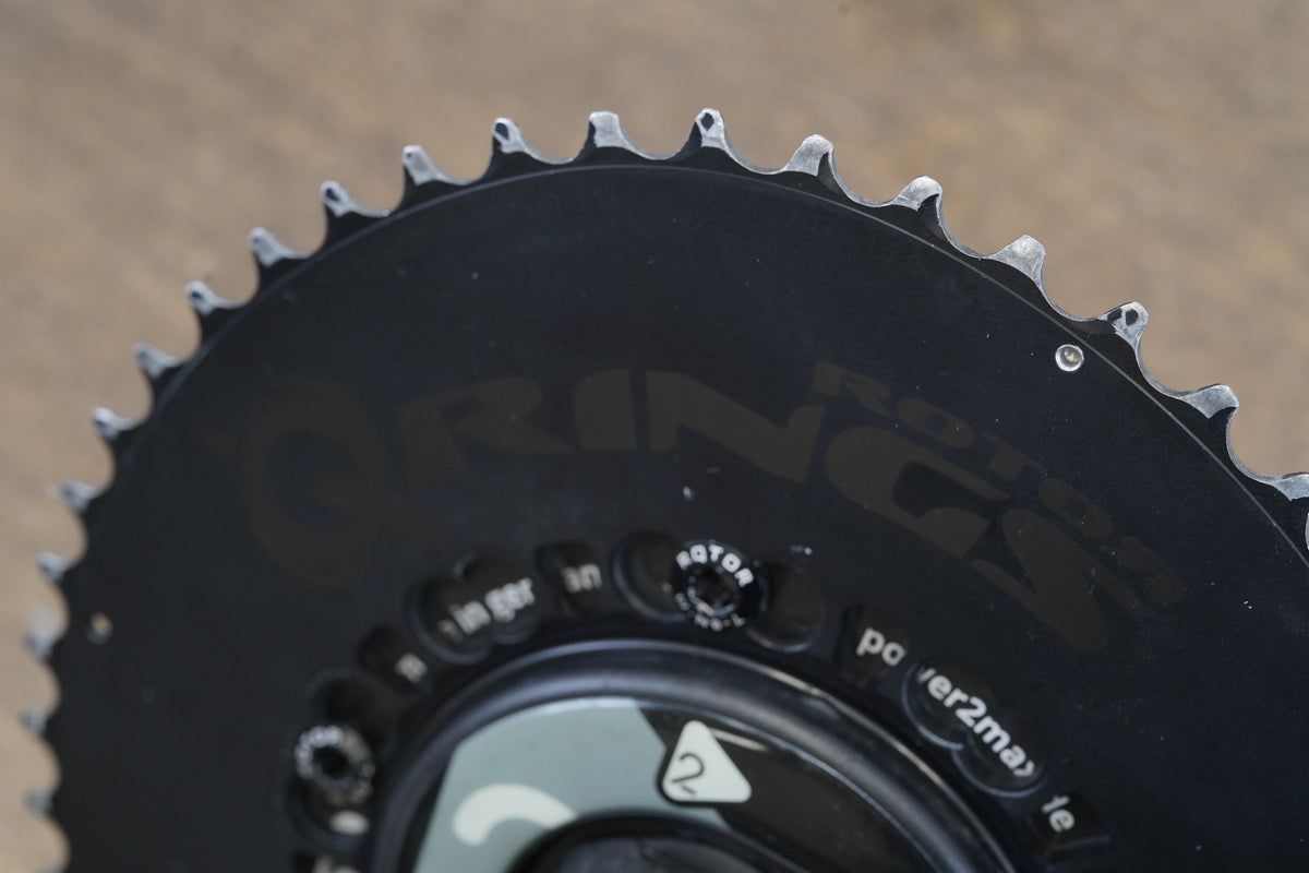 172.5mm 53/36T BB30 Rotor 3D Power2Max Power Meter QRings Road Crankset 3D 813g