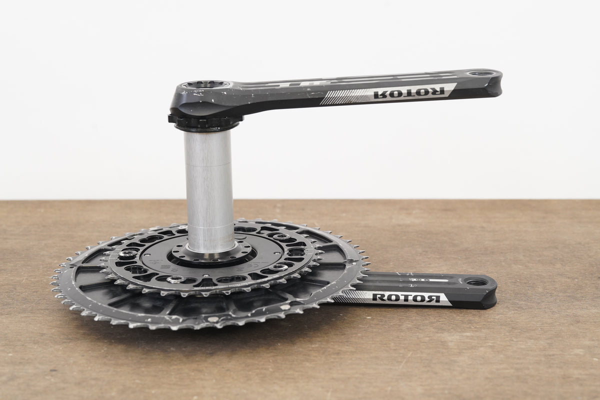 172.5mm 53/36T BB30 Rotor 3D Power2Max Power Meter QRings Road Crankset 3D 813g