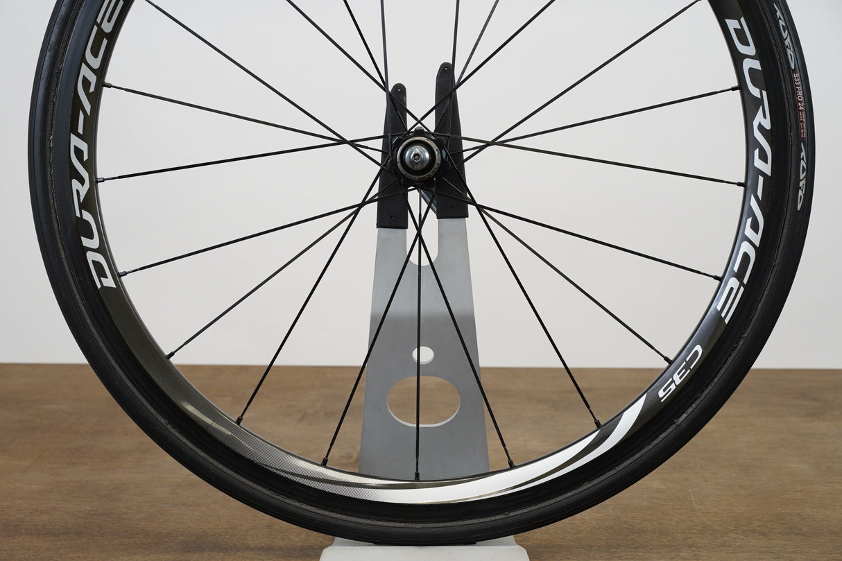 Shimano Dura-Ace WH-9000 C35 Carbon Tubular Rim Brake Wheelset 11 Speed
