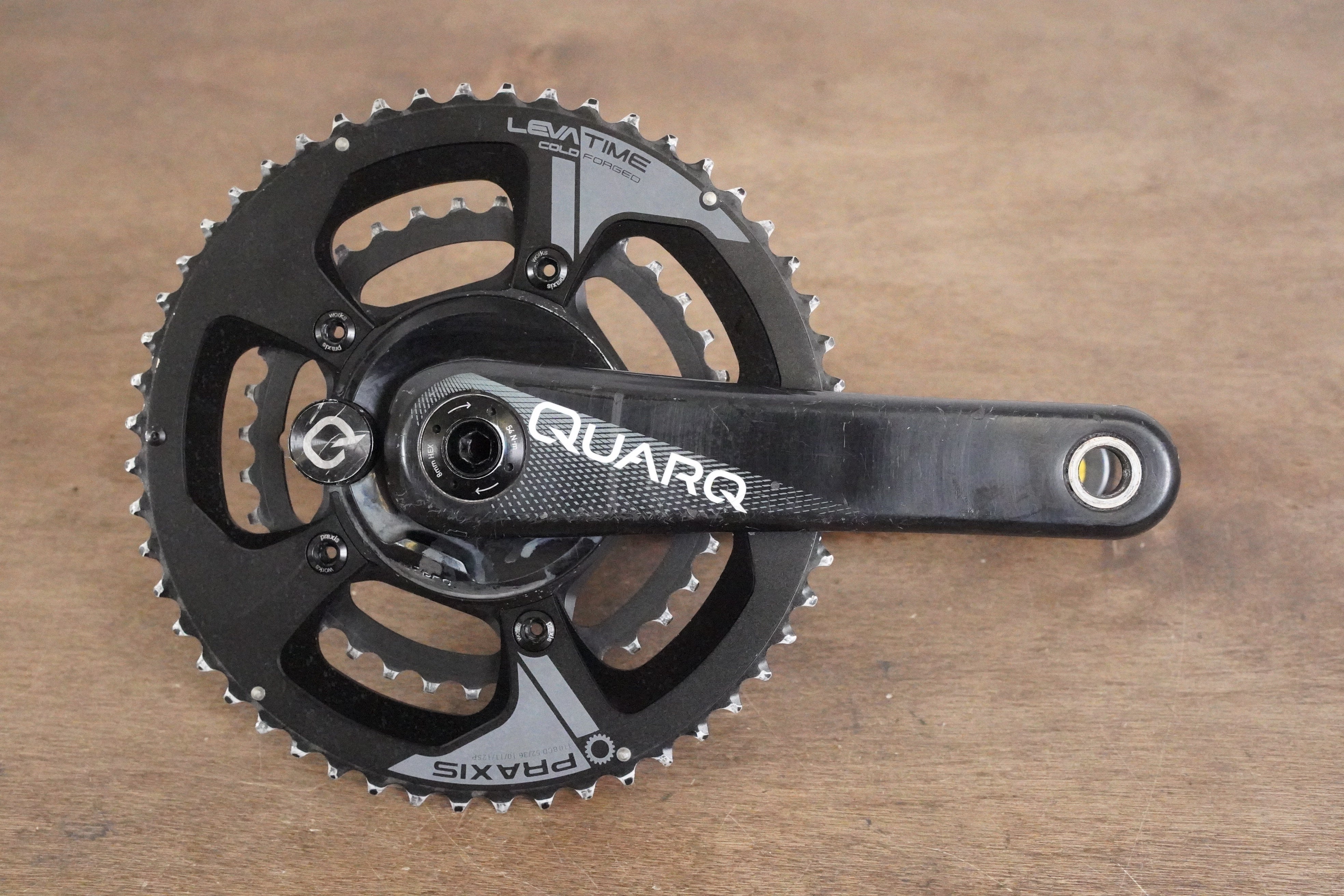 175mm 52/36T BB30 Quarq DZero Power Meter Road Crankset – Elevate