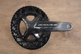 172.5mm 50/34T Shimano Dura-Ace FC-R9100 11 Speed Crankset 9100