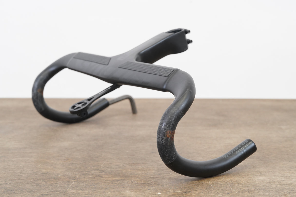 44cm 130mm Syncros Aero RR 1.0 Carbon Compact Road Barstem + Mount 31.8mm
