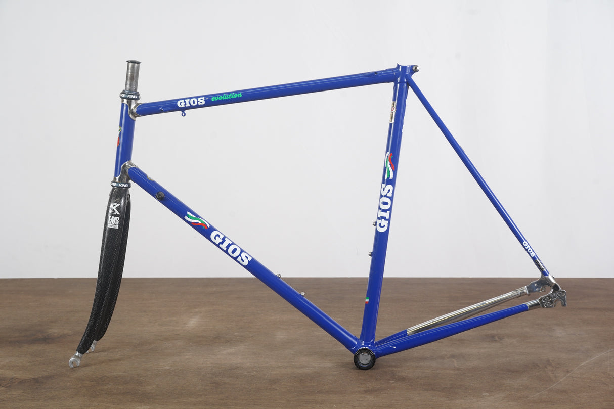 60cm Gios Evolution Steel Rim Brake Road Frameset