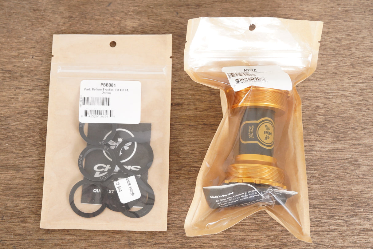 NEW Chris King Ceramic T47A Cervelo BBright Threaded 24mm Shimano Bottom Bracket