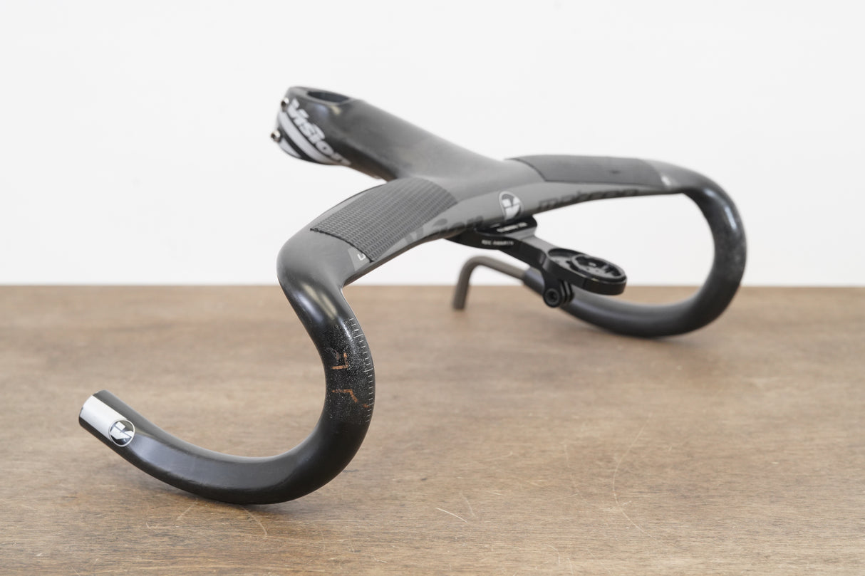 44cm Vision Metron 5D 130mm -6 Degree Integrated Carbon Barstem Handlebar +Mount