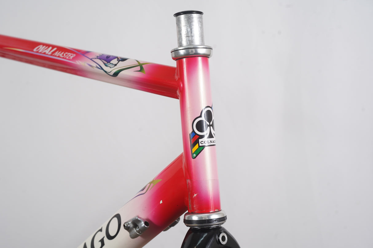 58cm Colnago Oval Master Titanio Titanium Rim Brake Road Frameset