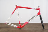 58cm Colnago Oval Master Titanio Titanium Rim Brake Road Frameset