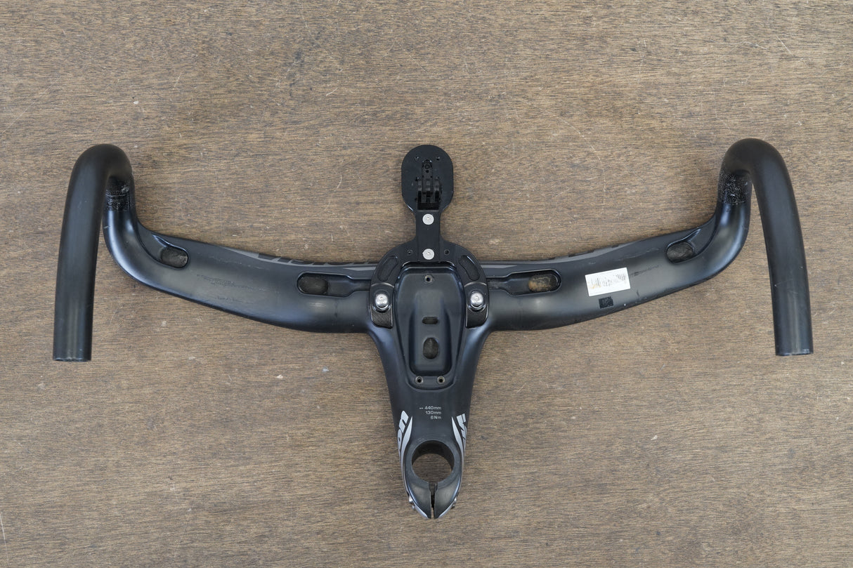 44cm Vision Metron 5D 130mm -6 Degree Integrated Carbon Barstem Handlebar +Mount