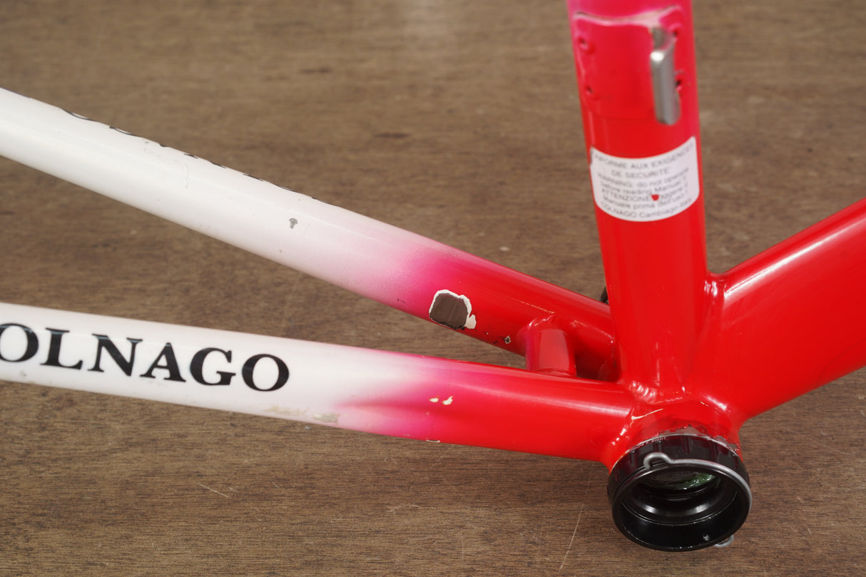 58cm Colnago Oval Master Titanio Titanium Rim Brake Road Frameset