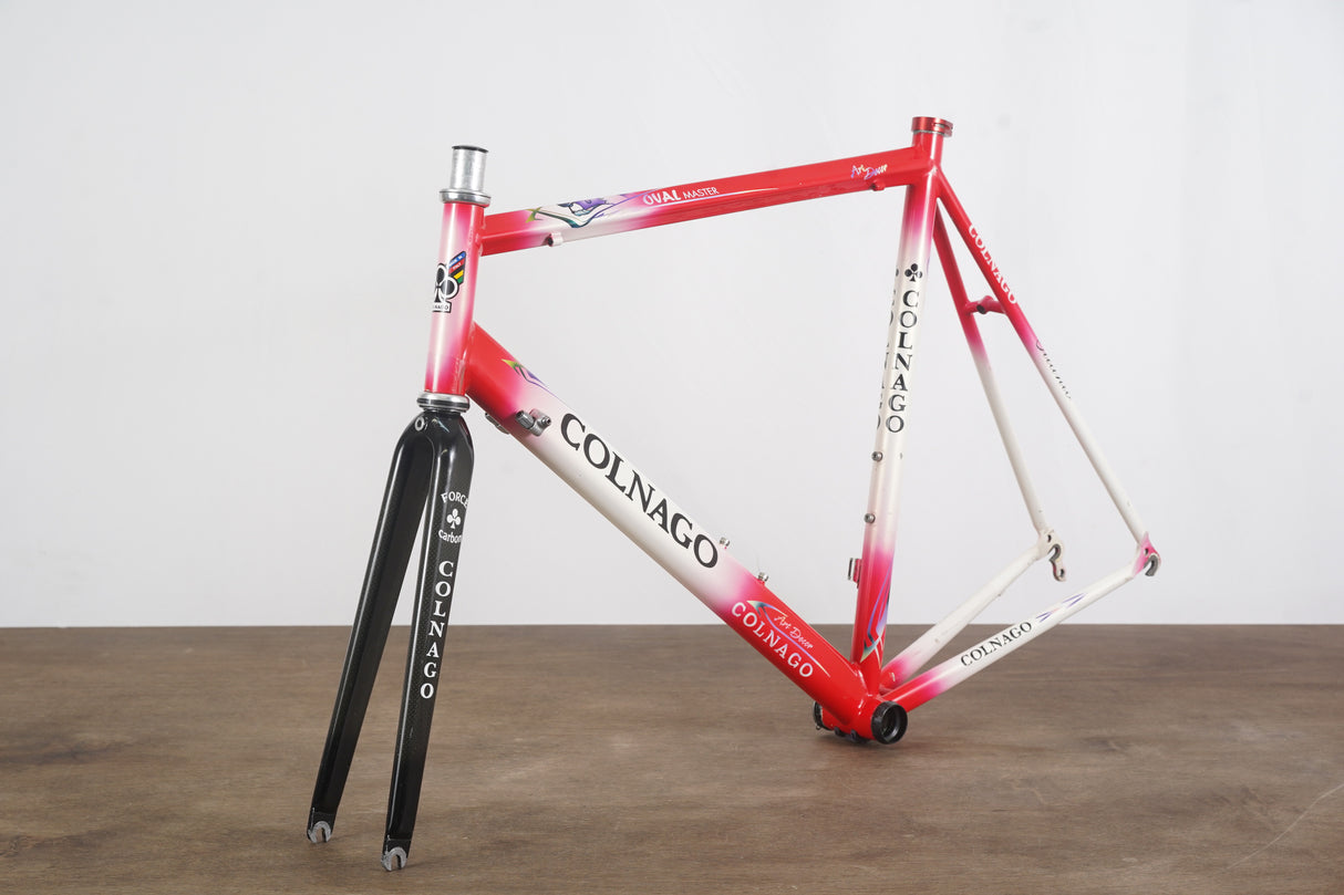 58cm Colnago Oval Master Titanio Titanium Rim Brake Road Frameset