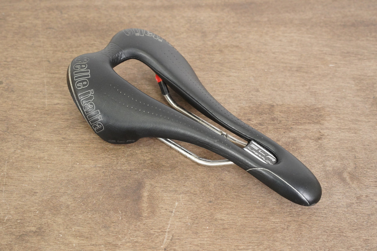 131mm Selle Italia SLR Superflow Titanium 316 Rail Road Saddle 183g