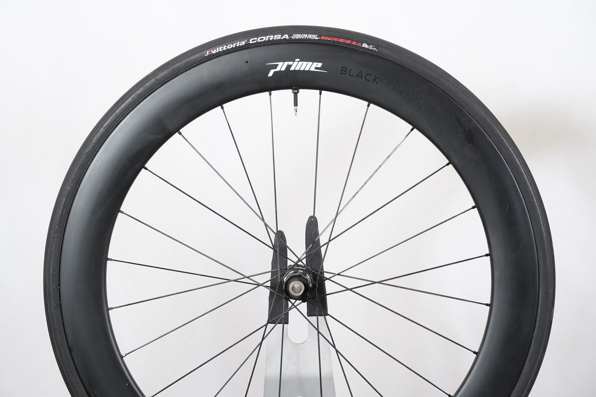 Prime Black Edition 50 Carbon Tubeless Clincher Disc Brake Wheelset 11 Speed