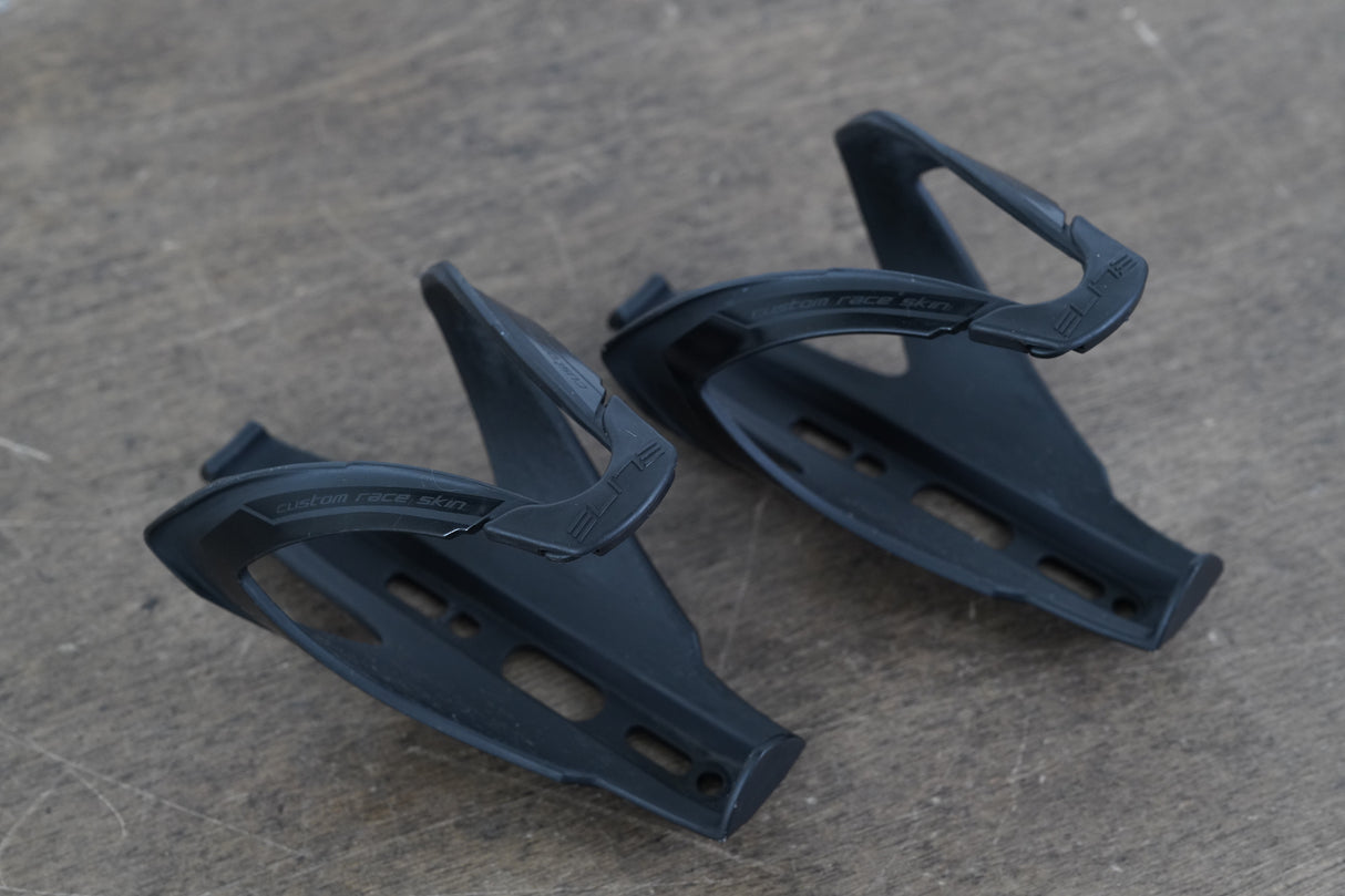 (2) Elite Custom Race Skin Water Bottle Cages 87g