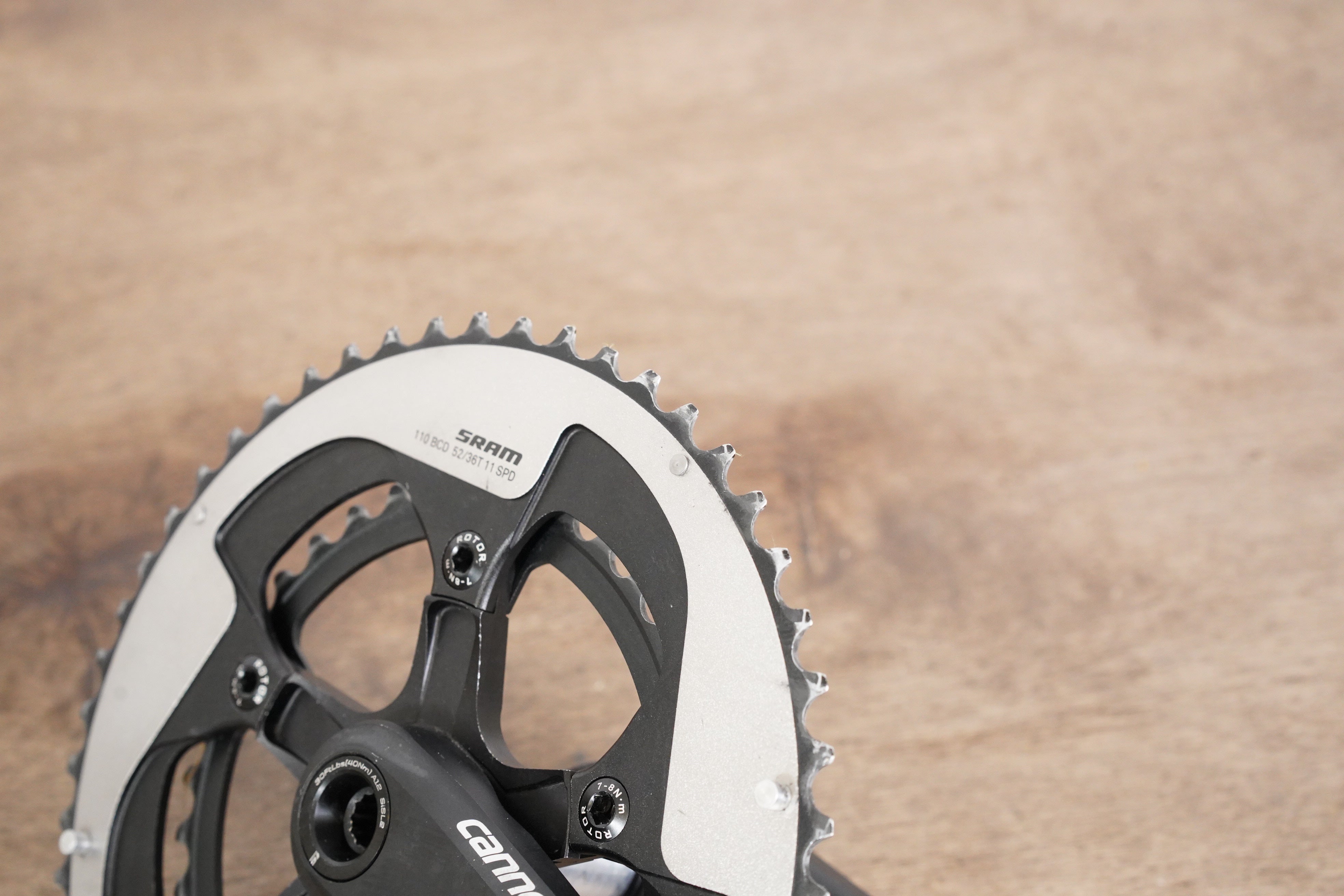 CANNONDALE HOLLOWGRAM SI crankset BB30 52-36T 172.5mm Used