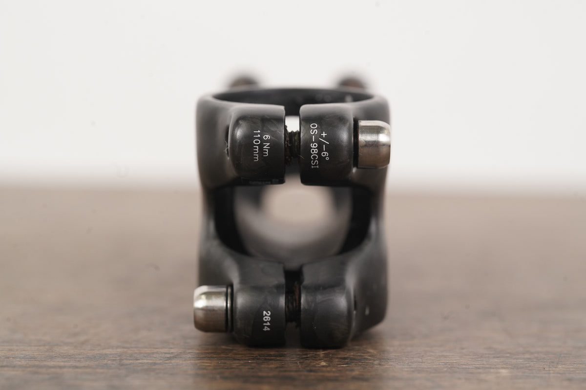 FSA OS-98 CSI 110mm ±6 Degree Carbon Alloy Road Stem 137g 1 1/8" 31.8mm
