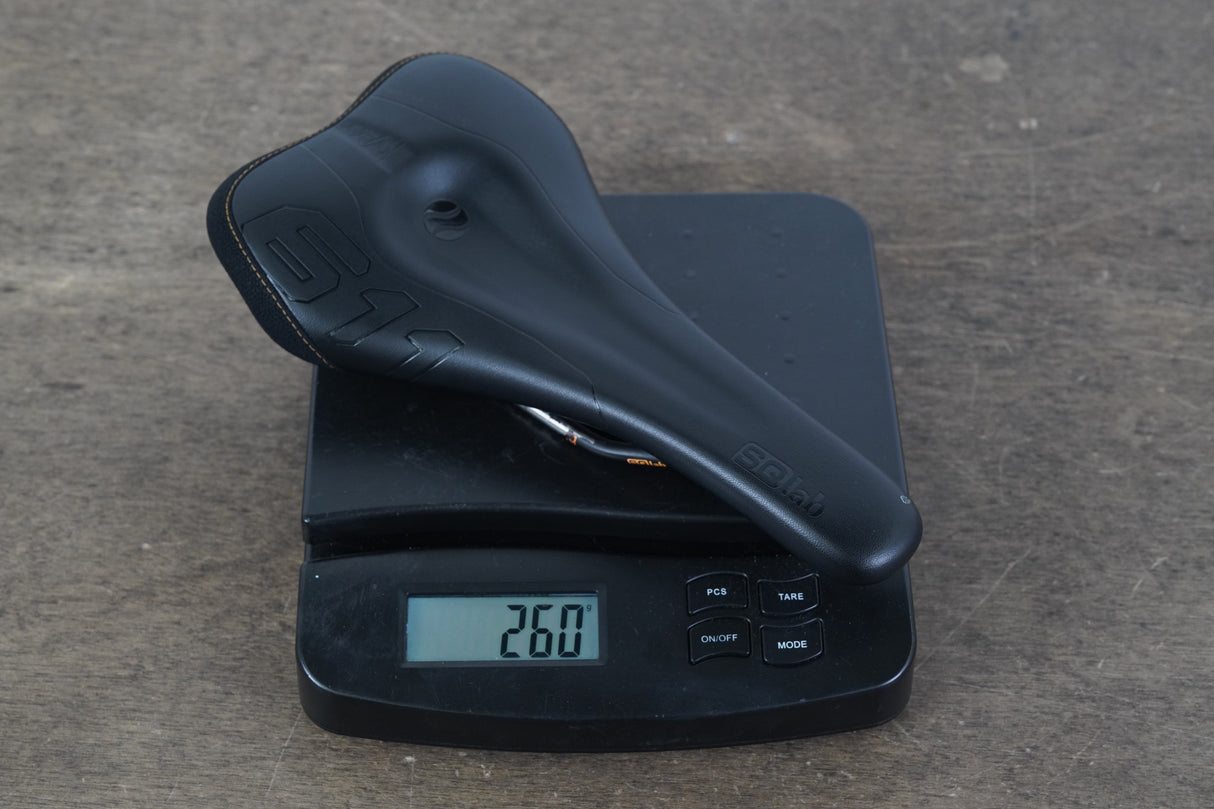 145mm SQlab 611 Ergowave Titanium Rail Road MTB Saddle 260g