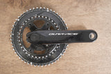 170mm 52/36T Shimano Dura Ace FC-R9100-P Dual Sided Power Meter Crankset 9100