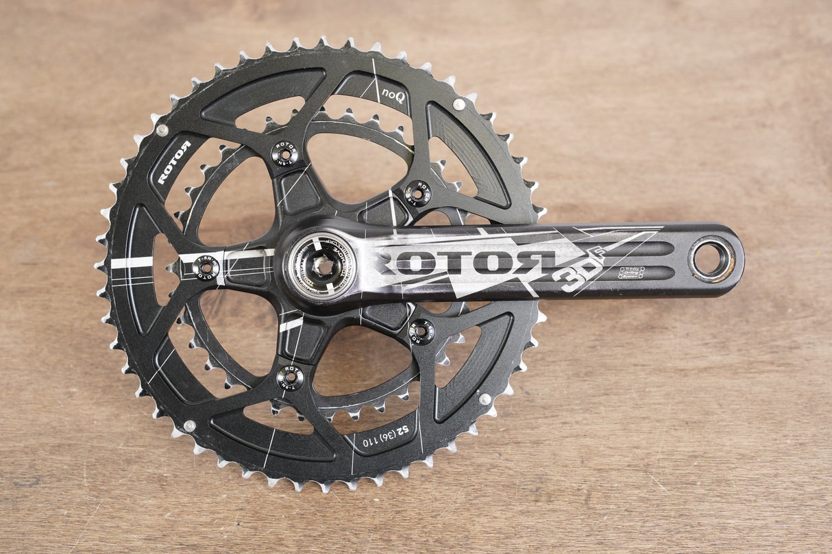 175mm 52/36T BB30 Rotor 3DF Road Crankset 3D F